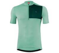 Löffler - Bike Jersey Half-Zip Skys Block Mid - Cycling jersey size 58, turquoise