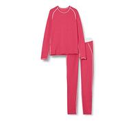 LÖFFLER Children's K Set Long Transtex Warm Underwear, Magenta, 104