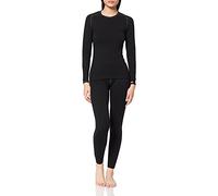 Löffler Ensemble de sous-vêtements longs pour femme Noir Noir 36 Black black Size:10