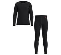 Löffler - Kid's Set Long Transtex Warm - Synthetic base layer size 128, black