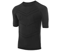 LÖFFLER Men's M Shirt S/S Transtex Warm Hybrid Undershirt, Black, 46/48