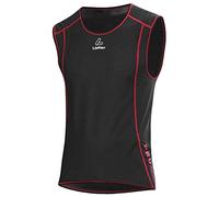 LÖFFLER Men's Mr Windstopper Transtex Light Singlet, Mens, Singlet, 22607, Black/red, 56 (EU)