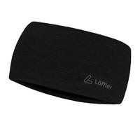 Löffler - Merino Wool Headband Wide - Headband size One Size, black