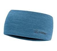 Löffler - Merino Wool Headband Wide - Headband size One Size, blue