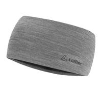 Löffler - Merino Wool Headband Wide - Headband size One Size, grey