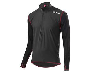 LÖFFLER Mr. Windstopper pullover Transtex light pullover, Men, Jumper, 20659, black/red, 46 (EU)