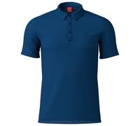 Loeffler Merino-tencel (tm) Short Sleeve Polo Blue 46 Men