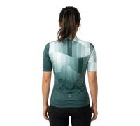 Loeffler Spectra Hotbond® Full Zip Short Sleeve Jersey Green 44 Woman 44 Forest