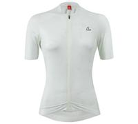 Loeffler Skys Escape Full Zip Short Sleeve Jersey White 42 Woman 42 Cream / White