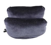 LOEFLIFA 1 Pair Replacement Underarm Crutch Pads Thickened Cotton Cushions Soft Sponge Crutch Accessories for Adults Blue-Grey Velvet Cover