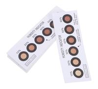 LOEFLIFA 10 Pcs Small Moisture Measuring Cards Blue to Pink Humidity Indicator for Home Use Reusable Practicable Humidity Indicating Tool