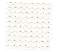 LOEFLIFA 100pcs Elegant Organza Drawstring Bags Small Mesh Pouches for Jewelry Candy Party Favors Wedding Gift Packaging Sheer Fabric Pouches