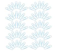 LOEFLIFA 100pcs Large Blue Paper Clips Giant Decorative Wire Clips for Office School Document Organization Reusable Secure Hold Lightweight Stationery Supplies