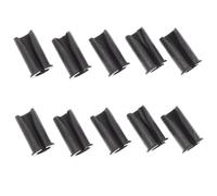 LOEFLIFA 10Pcs Bicycle Tube Guide Clamp U-shaped Shifter Cable Buckle Derailleur Brake Wire Holder Plastic Clips for Mountain Road Bike Cable Management
