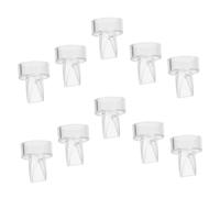 LOEFLIFA 10pcs Breast Pump Accessories Manual Silicone Duckbill Valves Backflow Prevention Parts for Women Compatible with Manual Breast Pumps