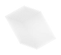 LOEFLIFA 10pcs Clear PVC Thin Transparent Plastic Frame Cover for DIY Craft with Frosted Semi Transparent Surface High Hardness Photo Protection