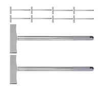 LOEFLIFA 10pcs Handheld Sign Paddle Stainless Steel Clip on Sign Holder Double Sided Display and Stability for Airport Pickup and Parade Use