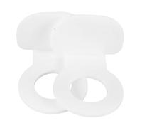 LOEFLIFA 2 Pcs Acrylic Ball Wall Mount Rack for Small Spheres and Tennis Balls, White Sturdy Construction with Multisport Versatility, for Team Training on The Go Training