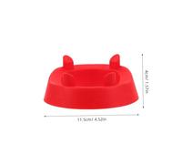 LOEFLIFA 2 Pcs Plastic Rugby Kicking Tee Prong Fixed Holder Multifunctional Sports Ball Display Stand for Football Rugby Youth Adults Space-saving Red Base