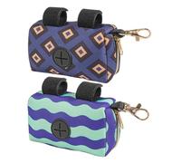 LOEFLIFA 2Pcs Portable Diaper Bag Dispenser Container Lightweight Travel Nappy Trash Bag Holder for Outdoor Use with Stroller Hanging Practical and Easy Access for Trips