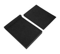 LOEFLIFA 2Pcs Shockproof Speaker Soundproof Cushions Voice Box Noise Isolation Pads Anti-vibration Sponge Mats for Stage and Desktop Audio