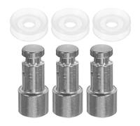 LOEFLIFA 3pcs Tower Pressure Cooker Parts Replacement Float Valve Stainless Steel and Rubber for Safe and Reliable Cooking, Compatible 4l/5l/6l Electric Pressure Cookers