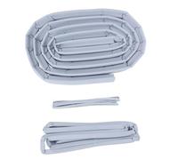LOEFLIFA 3pcs Transparent Self Adhesive Window Seal Strip for Sliding Windows Weatherproof Noise Cancelling Tape Soundproofing Draft Excluder for Home and Office