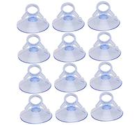 LOEFLIFA 40pcs Transparent PVC Suction Cups for Car Sunshade and Windshield Strong Adsorption Pads for Window Dashboard Bathroom Wall Easy to Install and Remove and Multipurpose