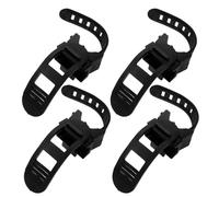 LOEFLIFA 4Pcs Cane Holder Set for Wheelchair and Mobility Scooter, Universal Walking Stick and Crutch Support Clamp, Black Walking Cane Accessories for Outdoor Use