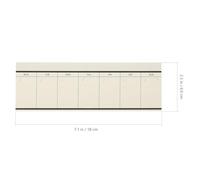 LOEFLIFA 4pcs Weekly Planner Notepads Tearable Design Convenient for Next Use Simple Creative Practical Paper Office Daily Plans for Forgetful Users