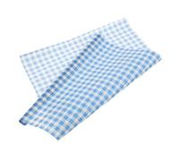 LOEFLIFA Bee Wax Food Wrap Cloth Roll Set, Blue Checkered Oil-proof Preservation Paper for Kitchen Essentials, Portable Food Wrapping Paper Suitable for Candy, French Fries, and Cake Packaging