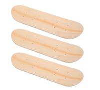 LOEFLIFA Blank Boys and Skateboard Decks 3Pcs Unfinished Maple Wood Double Tail Boards for Painting and Interactive Family Fun at Home or School