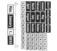 LOEFLIFA Boho Flip Calendar Bulletin Board Set Versatile Classroom Calendar for Desk Wall Interactive Date Cards for Preschool and Elementary School Stylish Black White Decoration