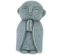 LOEFLIFA Buddha Sculpture Statue and with Intricate Sand Design, Peaceful Ambiance Decoration, Delicate Retro Craft for Desk Table Home for Indoor Desktop and Garden