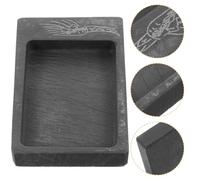 LOEFLIFA Calligraphy Inkstone Mini Grinding Inkslab for Writing and Drawing, Chinese Square Inkstone for Students, Portable Painting Ink Slab for Calligraphy Practice