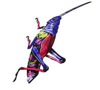 LOEFLIFA Chic Metal Insect Wall Art Decor Painted Iron Bug Sculpture for Garden Backyard Outdoor Ornament Vivid Textured Craft Unique Wall Hanging for Lawn and Home Decoration