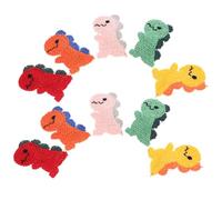 LOEFLIFA Dinosaur Hair Clips, 10pcs Hair Clips for Thin Hair, Cute Snap Clips for Activities and Holidays