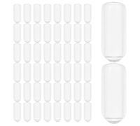 LOEFLIFA Headband Kit Bolt Covers Caps 200pcs with Rubber End Caps and Foot Pads Easy to Use Hair Band End Cover for DIY Headband Projects Suitable for Beginners