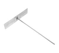 LOEFLIFA Heat-resistant Handle Charcoal Grill Rake for Bbq Ash Removal Corner Scraper Tool for Grills Fireplaces Braziers and Wood Stoves Easy Spreading and Cleaning Tool for Patio