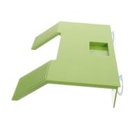 LOEFLIFA Large Green Turtle Basking Platform with Sucker for Aquarium and Terrarium Multi-functional Floating Climbing Terrace with Slopes for Reptile Exercise and Rest Turtle Tank