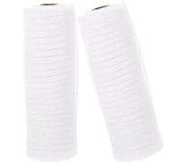 LOEFLIFA Mesh Ribbon White 2 Rolls Packing Mesh Ribbon for Holiday Gift Mesh Decoration Floral Arrangements and DIY Crafts 354.33 x 10.24 in