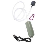 LOEFLIFA Mini USB Aquarium Oxygen Pump Fish Tank Accessory with Easy to Carry Design and Lightweight Abs Material, 5v Rated Voltage Portable Air Pump for Indoor and Outdoor Use Random Color