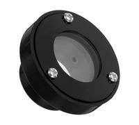 LOEFLIFA Optical Interference Kit Newton Rings Glass Lens Demonstrator Educational Physics Kit with Plastic and Optical Glass Flat Convex Lens, Teaching Manual Included, Black for Classroom