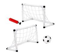 LOEFLIFA Portable Inflatable Football Training Set for Black White Football Goals Soccer Ball Pump Outdoor Indoor Sports Enhancing Coordination and Creativity