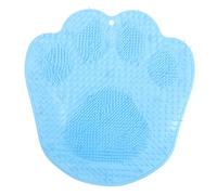 LOEFLIFA Slip Bathroom Massage Foot Mat with Suction Cups Shower Scrubber Pad for Exfoliating Dry Skin and Calluses Wall Mountable Back Scrubber for Deep Cleansing and Odor Removal Suitable