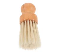 LOEFLIFA Soft Bristle Cleaning Brush Wood Handle Round Dusting Brush for Household and Car Interior for Keyboard and Gap Cleaning