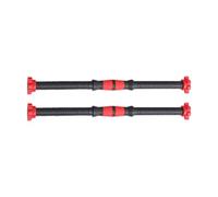 LOEFLIFA spinlock dumbbell handle bar dumbbell 50cm steel plastic with 4pcs nuts for strength training and shoulder training red 2pcs