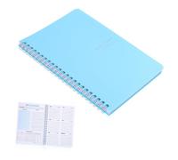 LOEFLIFA Spiral Notebook with Smooth Writing Paper PP Cover Multi Purpose Journal for Planning Note Taking and Scheduling Portable Campus Notebooks for Study and Office Use