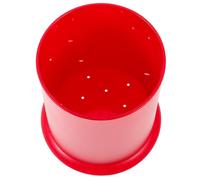 LOEFLIFA Spoon Fork Holder Red Kitchen Utensil Container Plastic Tidy Storage for Desktop Cooking and Dining