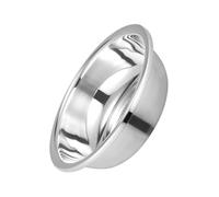 LOEFLIFA Thickened Stainless Steel Deep Mixing Bowl Large Flat Bottom Kitchen Basin for Dough Salad Fruit Vegetable Washing Multi-Functional Metal Basin for Food Preparation